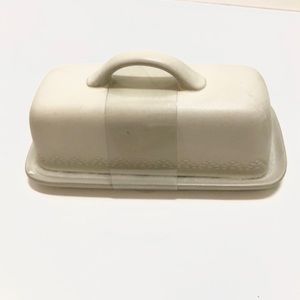 Magnolia Heart & Hand Butter Dish